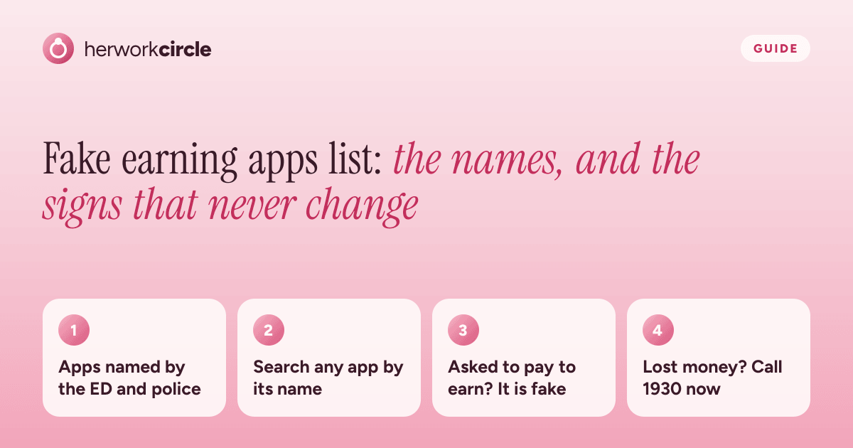 Fake earning apps list for India: apps named by the ED and police, search by name, paying to earn means fake, lost money call 1930.
